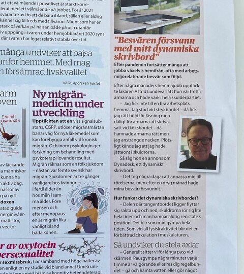 Astrid i tidningen Hälsa